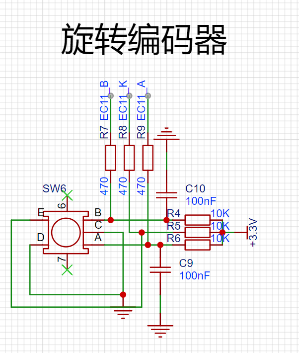 旋转编码器电路